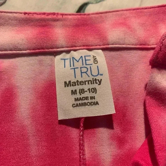 NWT Time & Tru Women’s Maternity Top Size Medium - Picture 8 of 10